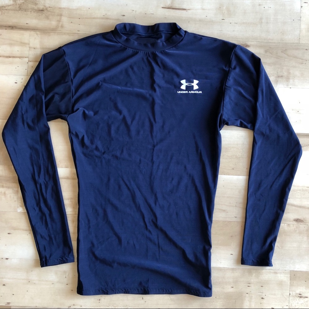 Under Armour Compression Shirt Crewneck Long Sz S